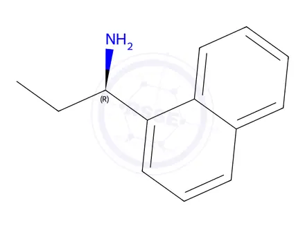 Chemical structure of (1R)-1-(NAPHTHALEN-1-YL)PROPAN-1-AMINE