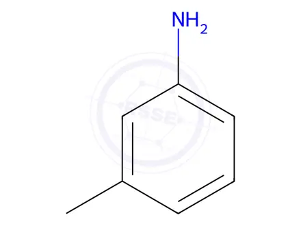 Chemical structure of m-Toluidine