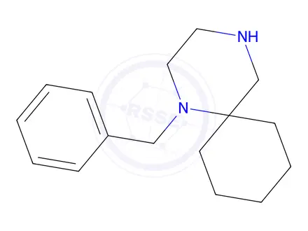 Chemical structure of 1-benzyl-1,4-diazaspiro[5.5]undecane