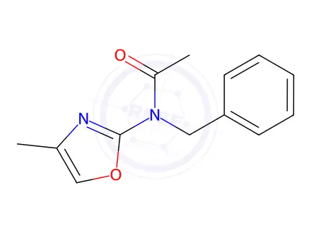 Chemical structure of N-Benzyl-N-(4-methyloxazol-2-yl)acetamide