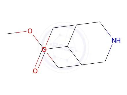 Chemical structure of Methyl 3-oxa-7-azabicyclo[3.3.1]Nonane-9-carboxylate