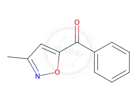 Chemical structure of 5-Benzoyl-3-methylisoxazole