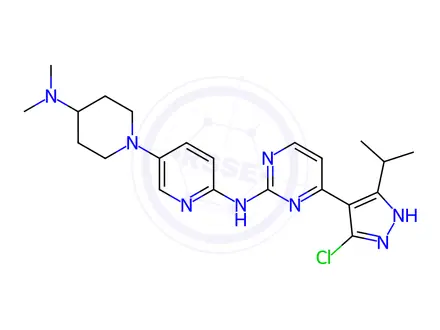 Chemical structure of Ribociclib-[D6]