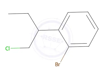 Chemical structure of 1-Bromo-2-(1-chlorobutan-2-yl)benzene
