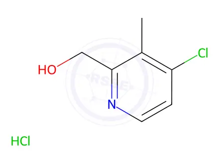 Chemical structure of (4-Chloro-3-methylpyridin-2-yl)methanol hydrochloride