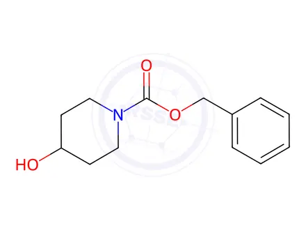Chemical structure of 1-Cbz-4-hydroxypiperidine