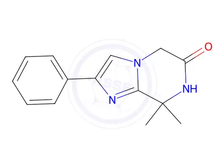 Chemical structure of 8,8-Dimethyl-2-phenyl-7,8-dihydroimidazo[1,2-a]pyrazin-6(5H)-one