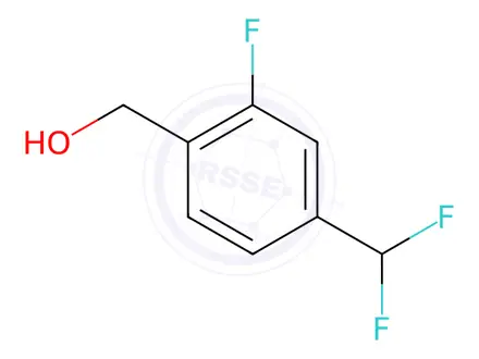 Chemical structure of (4-(Difluoromethyl)-2-fluorophenyl)methanol
