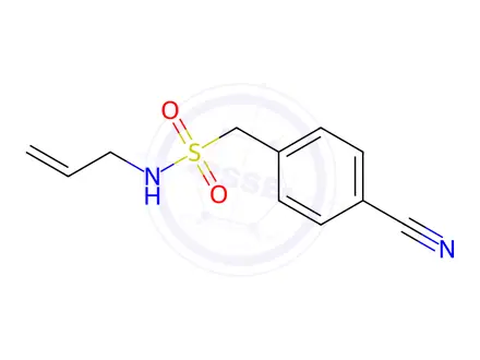 Chemical structure of n-Allyl-1-(4-cyanophenyl)methanesulfonamide