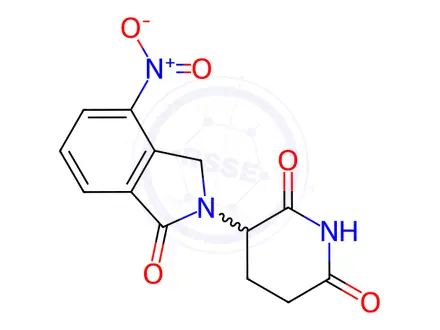 Chemical structure of 4-Nitro Lenalidomide