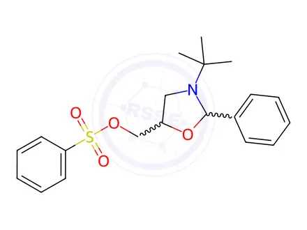 Chemical structure of Timolol Oxazolidinyl Benzenesulfonate