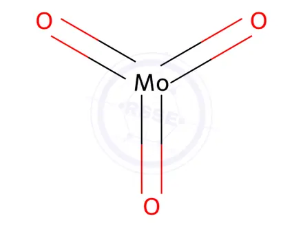 Chemical structure of Molybdenum Trioxide pure