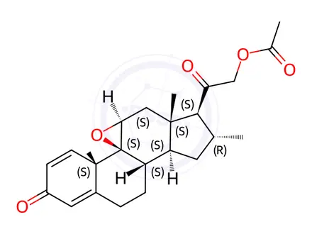 Chemical structure of Desoximetasone EP Impurity H