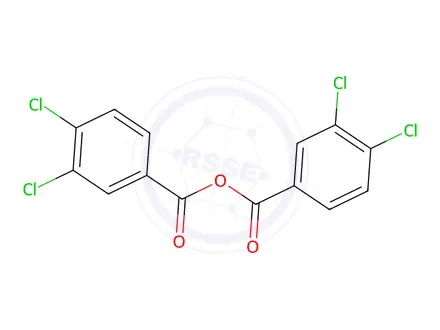 Chemical structure of 3,4-Dichlorobenzoic anhydride