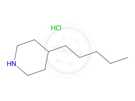 Chemical structure of 4-pentylpiperidine hydrochloride