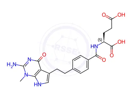 Chemical structure of N-Methyl Pemetrexed