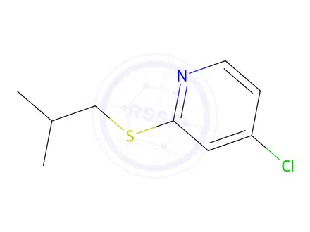 Chemical structure of 4-Chloro-2-(isobutylthio)pyridine
