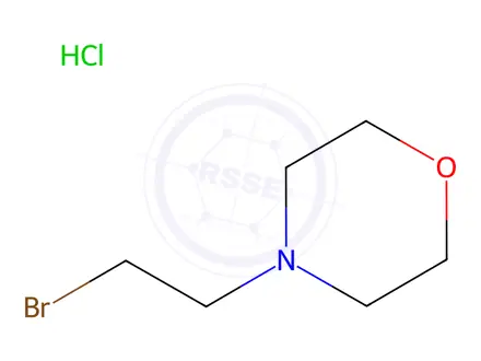 Chemical structure of 4-(2-Bromoethyl)morpholine hydrochloride