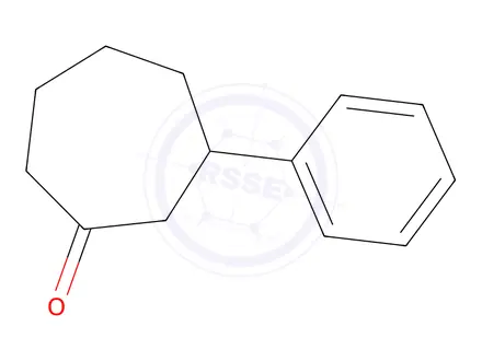 Chemical structure of 3-phenylcycloheptan-1-one