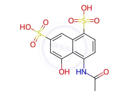 Chemical structure of Tartrazine Impurity 13