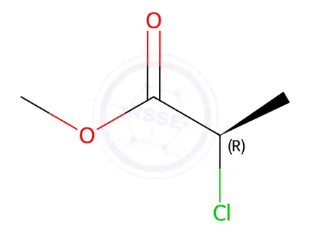 Chemical structure of Methyl (R)-(+)-2-chloropropionate