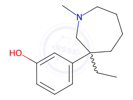 Chemical structure of Meptazinol