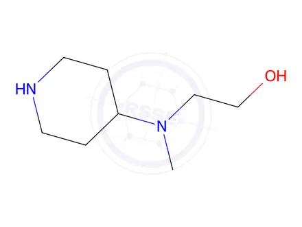Chemical structure of 2-[methyl(piperidin-4-yl)amino]ethan-1-ol