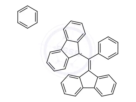 Chemical structure of (ALPHA,GAMMA-BISDIPHENYLENE-BETA-PHENYLALLYL), FREE RADICAL