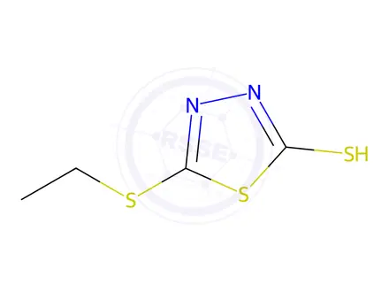 Chemical structure of 5-Ethylthio-1,3,4-thiadiazole-2-thiol
