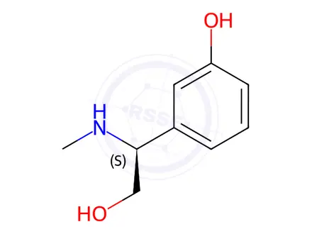 Chemical structure of (S)-3-(2-Hydroxy-1-(methylamino)ethyl)phenol