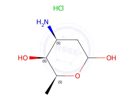 Chemical structure of Doxorubicin Impurity 9 HCl salt