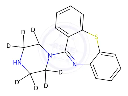 Chemical structure of Quetiapine EP Impurity B D8