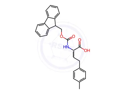 Chemical structure of Fmoc-4-methyl-DL-homophenylalanine