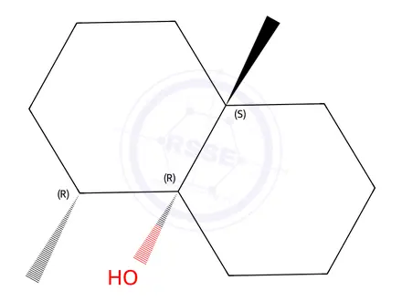 Chemical structure of (±)-Geosmin