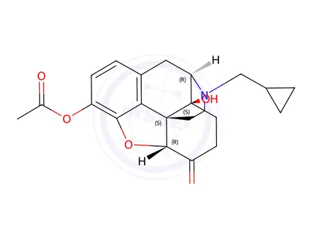 Chemical structure of 3-O-Acetylnaltrexone