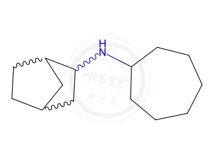 Chemical structure of n-Cycloheptylbicyclo[2.2.1]heptan-2-amine