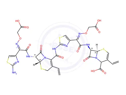 Chemical structure of Cefixime Impurity 70