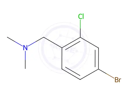 Chemical structure of 1-(4-broMo-2-chlorophenyl)-N,N-diMethylMethanaMine