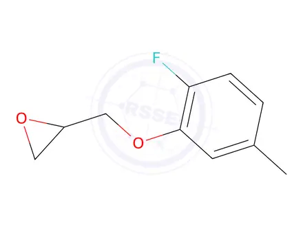 Chemical structure of 2-((2-Fluoro-5-methylphenoxy)methyl)oxirane