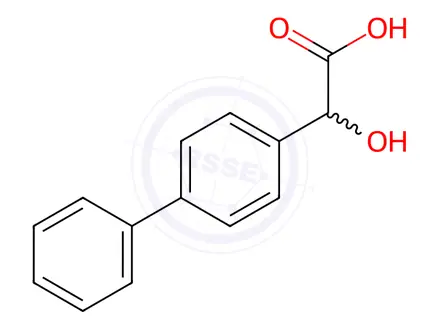 Chemical structure of 2-([1,1'-Biphenyl]-4-yl)-2-hydroxyacetic acid
