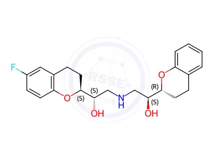 Chemical structure of Nebivolol Impurity 40 (SRSS)