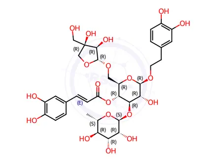 Chemical structure of Forsythoside B