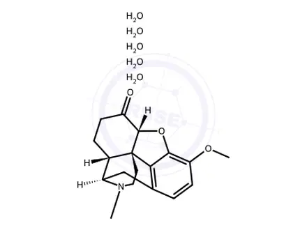 Chemical structure of Hydrocodone Bitartrate CII(Secondary Standards traceble to USP)