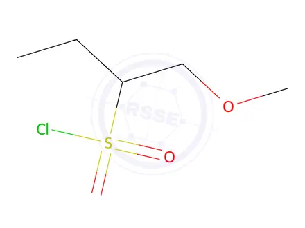 Chemical structure of 1-Methoxybutane-2-sulfonyl chloride