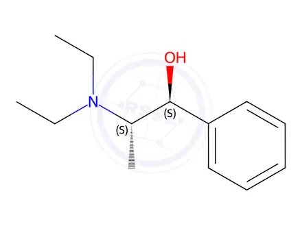 Chemical structure of rac-syn N,N-Diethyl Norephedrine
