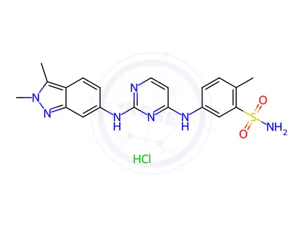 Chemical structure of Pazopanib Impurity 168