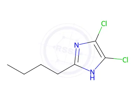 Chemical structure of 2-Butyl-4,5-dichloro-1H-imidazole