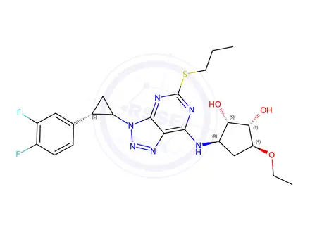 Chemical structure of Ticagrelor Impurity 177