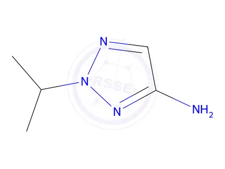 Chemical structure of 2-isopropyl-2H-1,2,3-triazol-4-amine hydrochloride