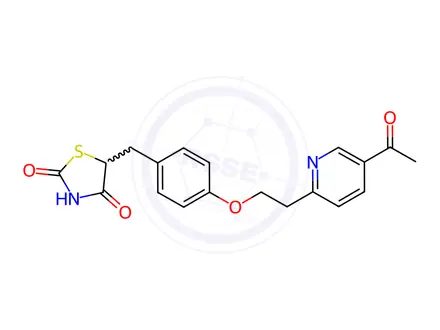 Chemical structure of Keto Pioglitazone (M-III)